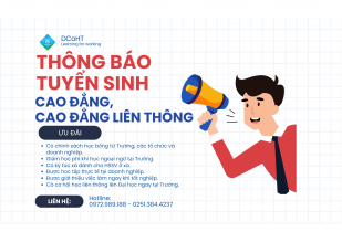 Thông báo tuyển sinh Cao đẳng, Cao đẳng liên thông đợt 2 năm học 2025-2026